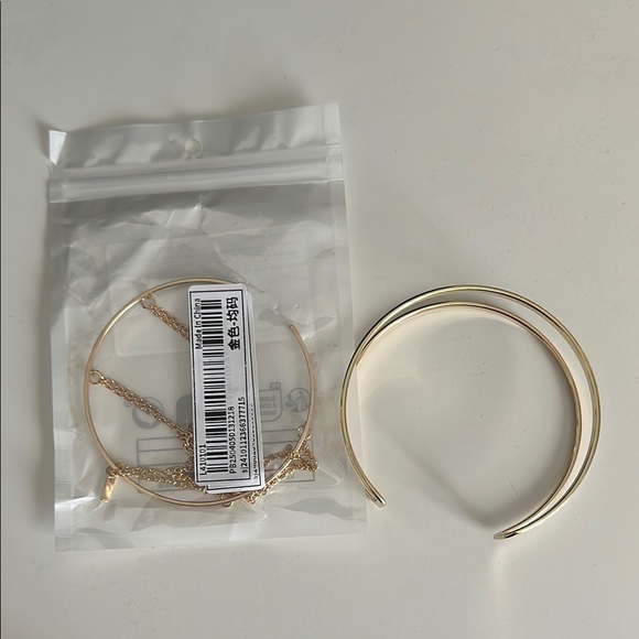 Gold Arm Cuffs - Picture 1 of 1